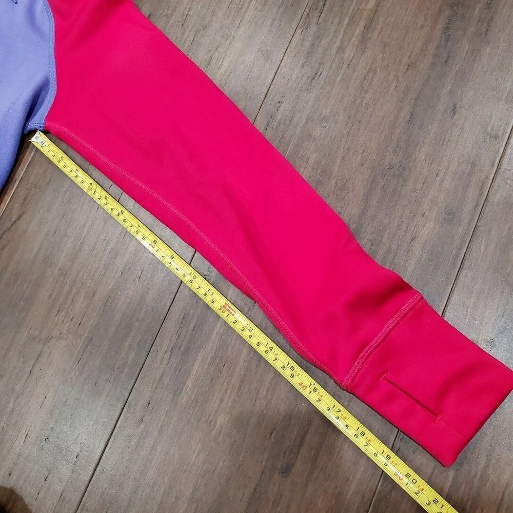 Nike Therma Fit Woman Long Sleeve Pullover Hoodie Sz.Small Purple and Pink - Picture 11 of 11